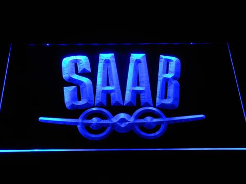 Saab Aeroplane Logo LED Neon Sign